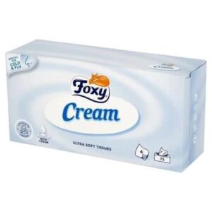 Chusteczki higieniczne Foxy Cream w pudełku